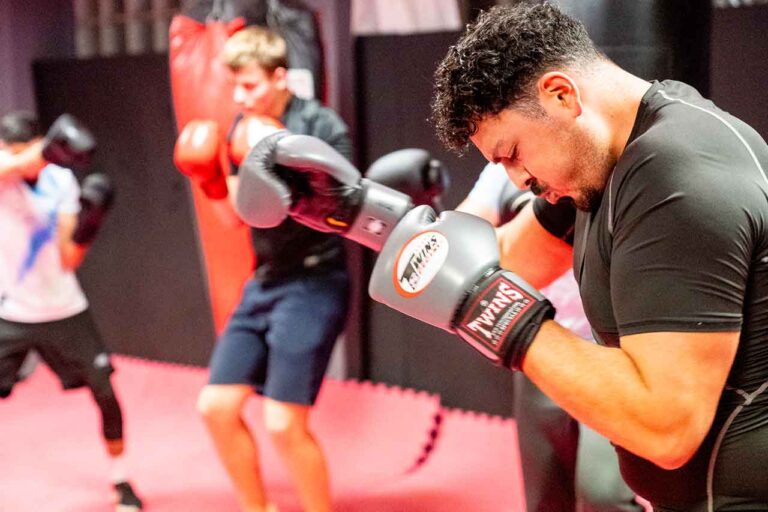 Gruppenworkout beim Fitness Boxen in Usingen