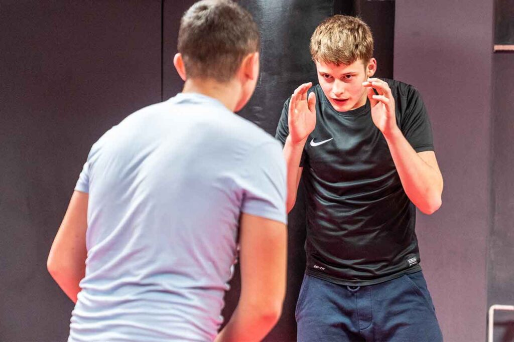 Schlag- und Tritttechniken im Kickboxkurs